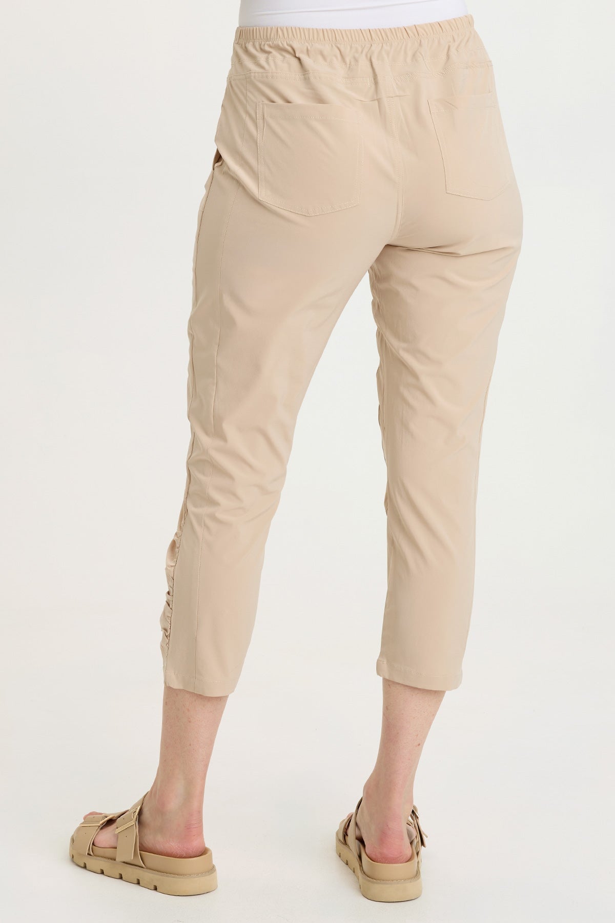Wearables Aksana Whisper Stretch Ruched Active Slim Pant 