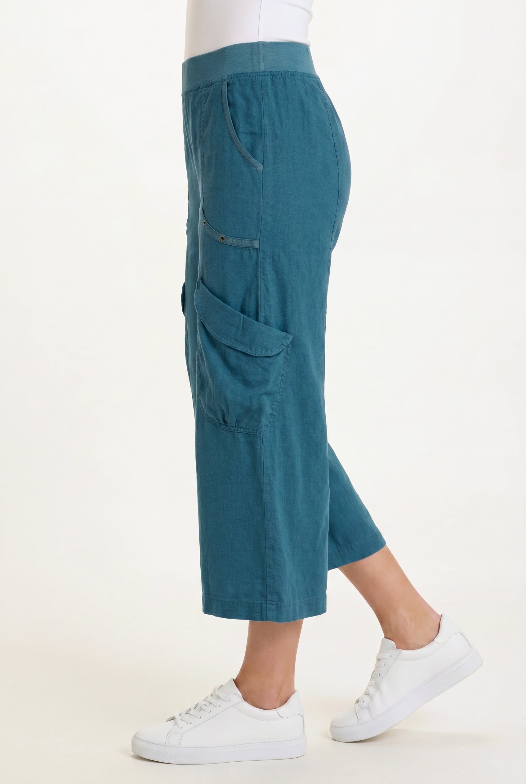 Wearables Linen Faulkner Crop 
