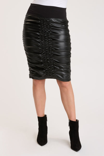 High Waist Briggs Skirt in Black