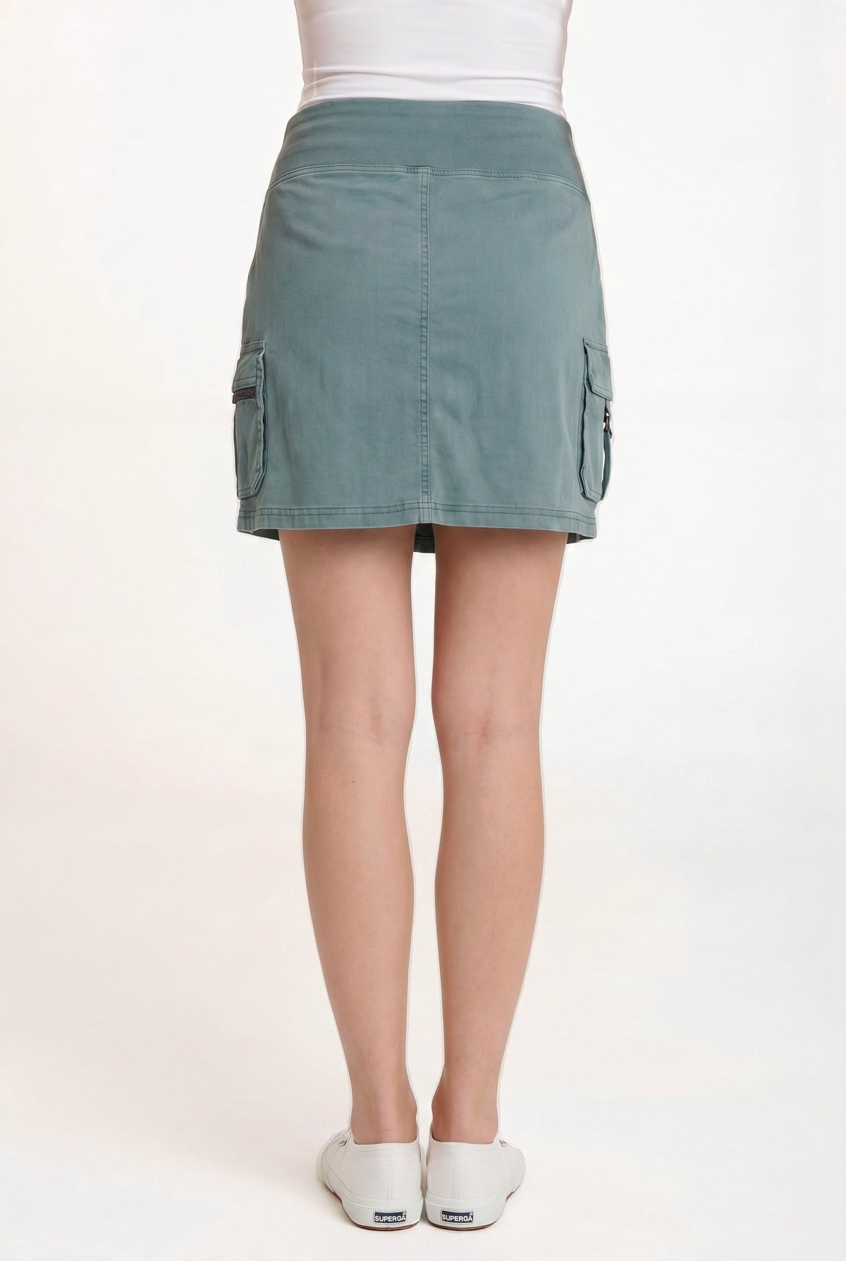 XCVI Noriko Poplin Pull-On Wrap Skirt 