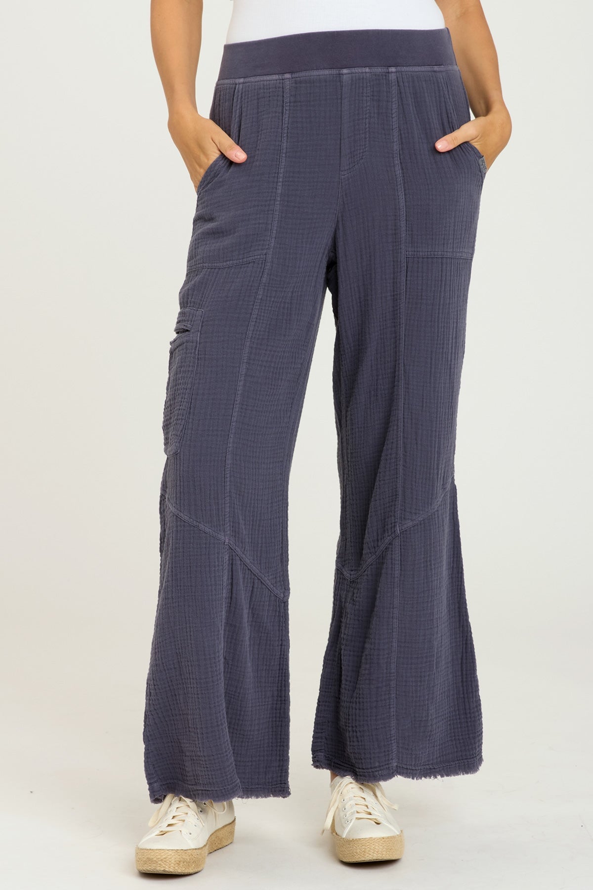 Xcvi Bishop Pant In Blue