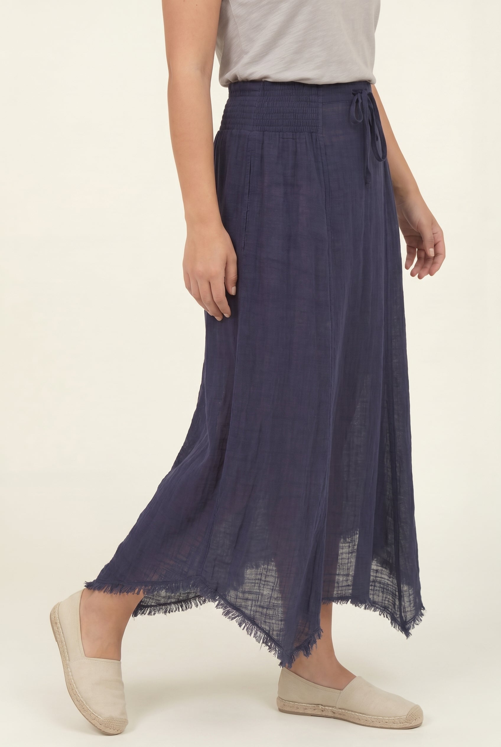 Wearables Gauze Zuri Skirt in Blue 30$