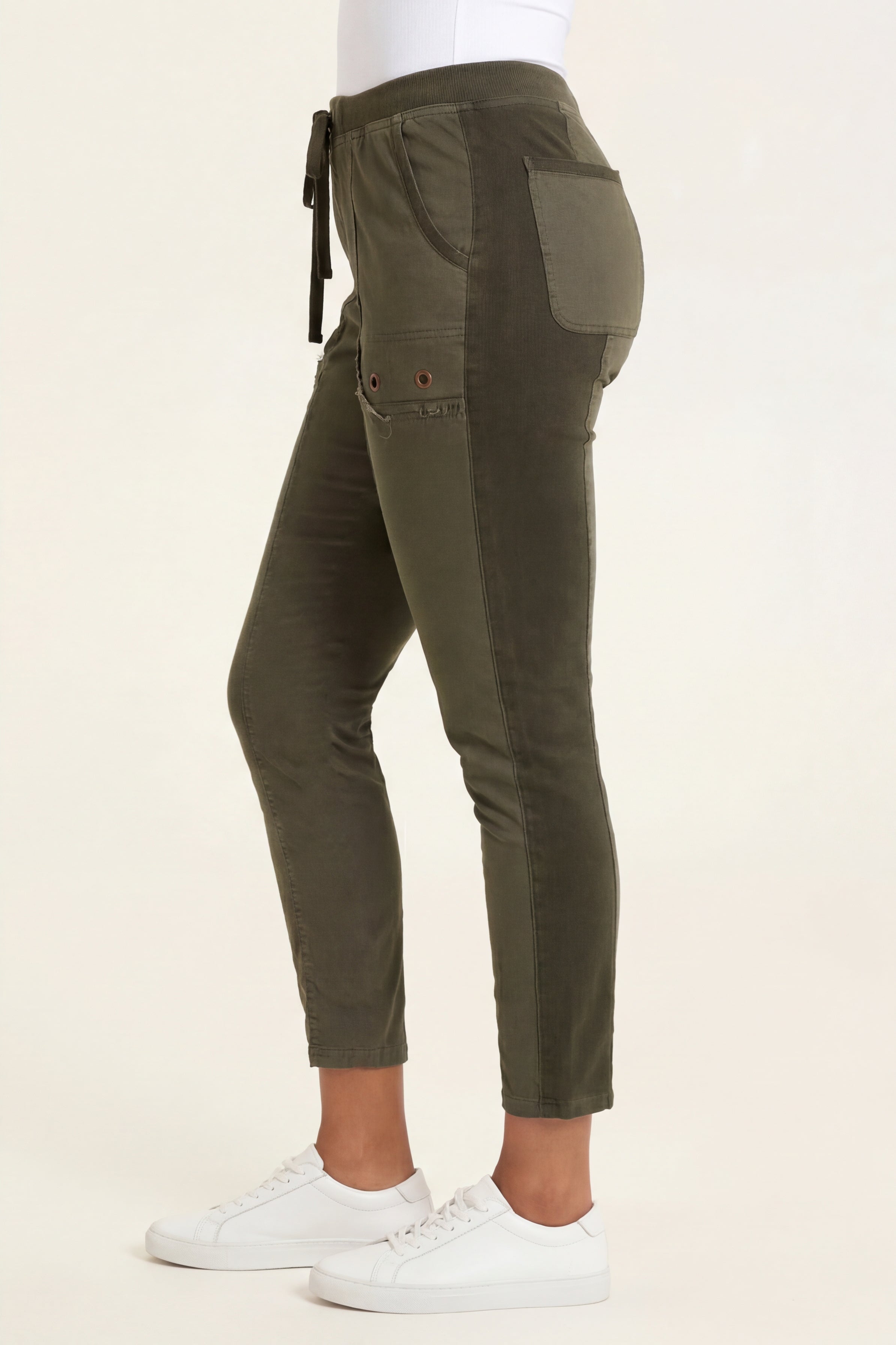 XCVI Rohan Poplin Jersey Drawstring Legging 