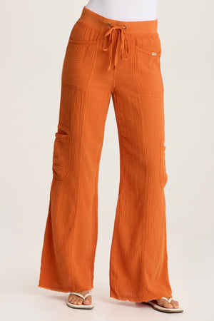 XCVI Rizal Gauze Pocket Flare Pant