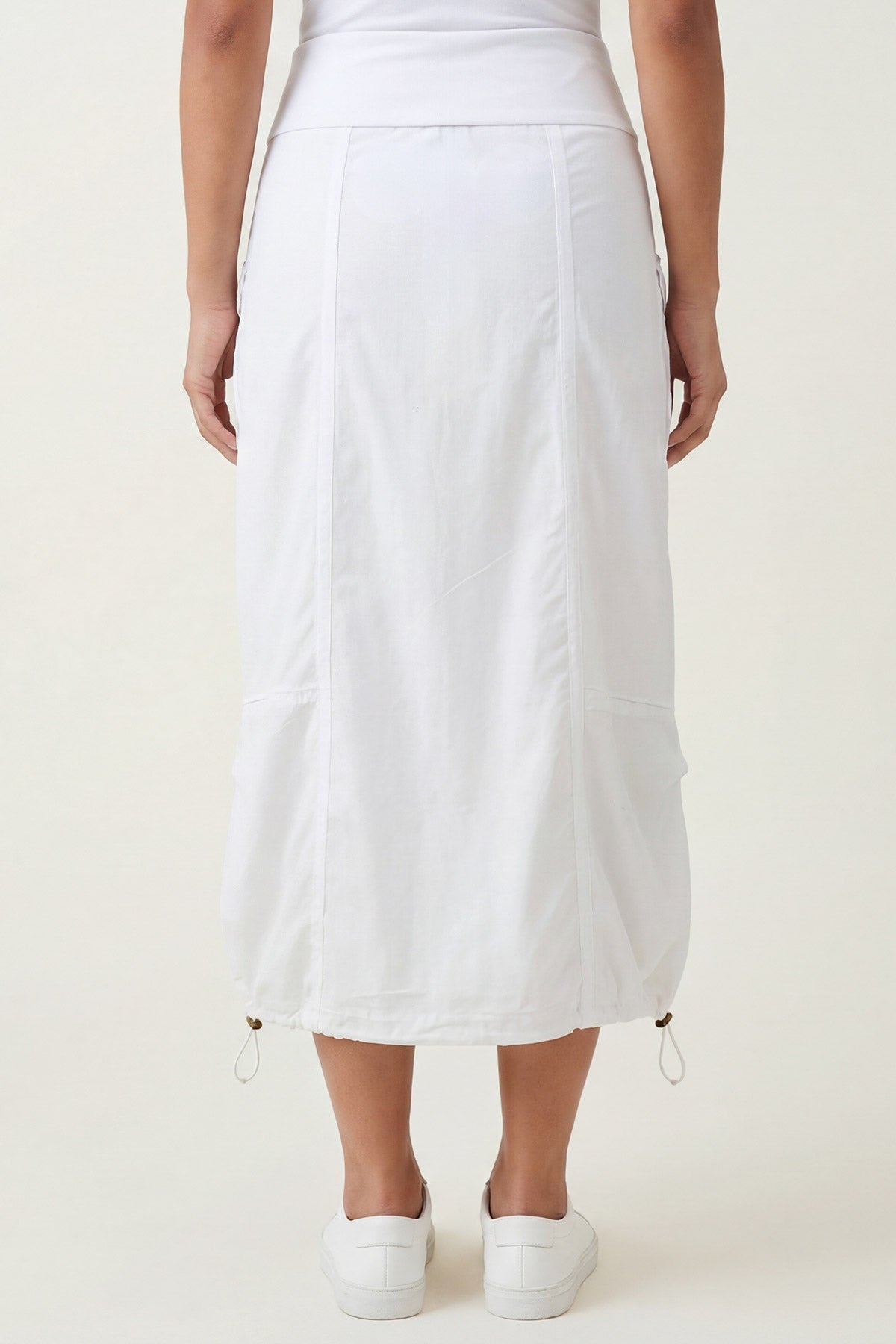 Wearables Marconi Cargo Cinch Bubble Hem Midi Skirt 