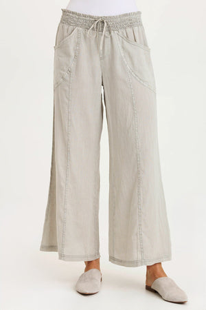 XCVI Pia Effortless Linen Wide-Leg Pant