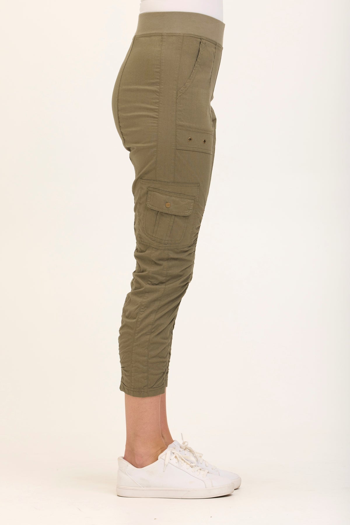 Core by XCVI Tilton Ruched Skinny Pant 