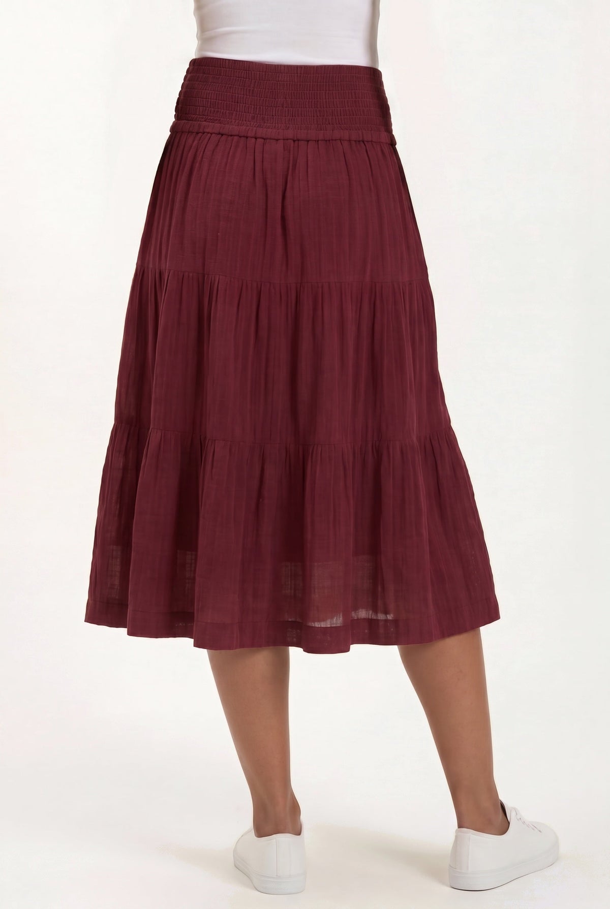 Wearables Paigene Gauze Tiered Skirt 