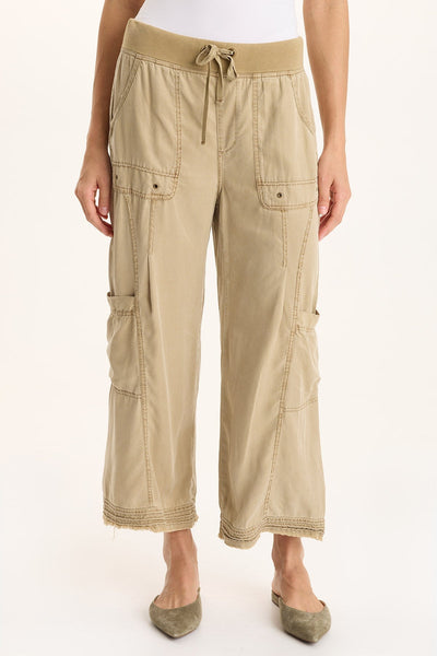 XCVI Tullio Twill Cargo Gaucho Pant