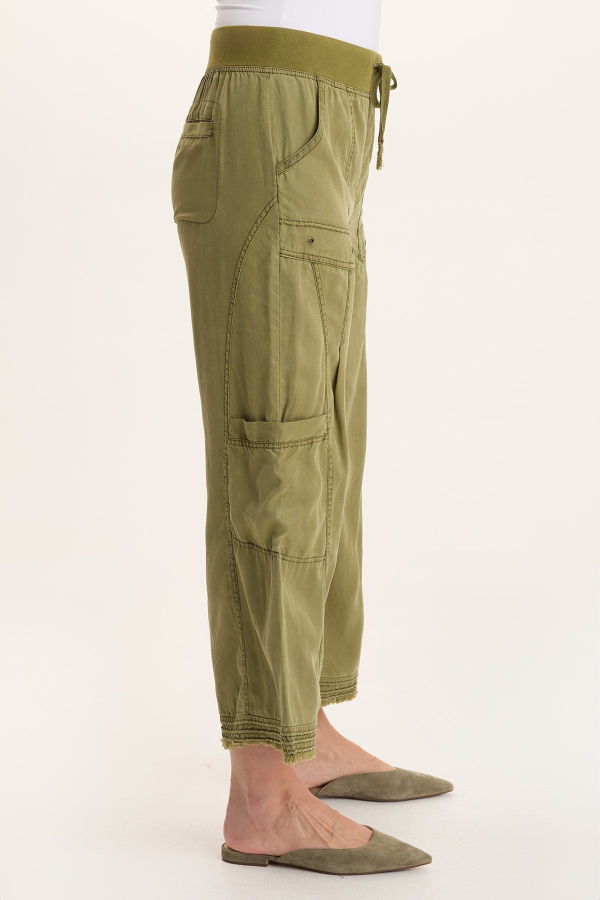 XCVI Tullio Twill Cargo Gaucho Pant