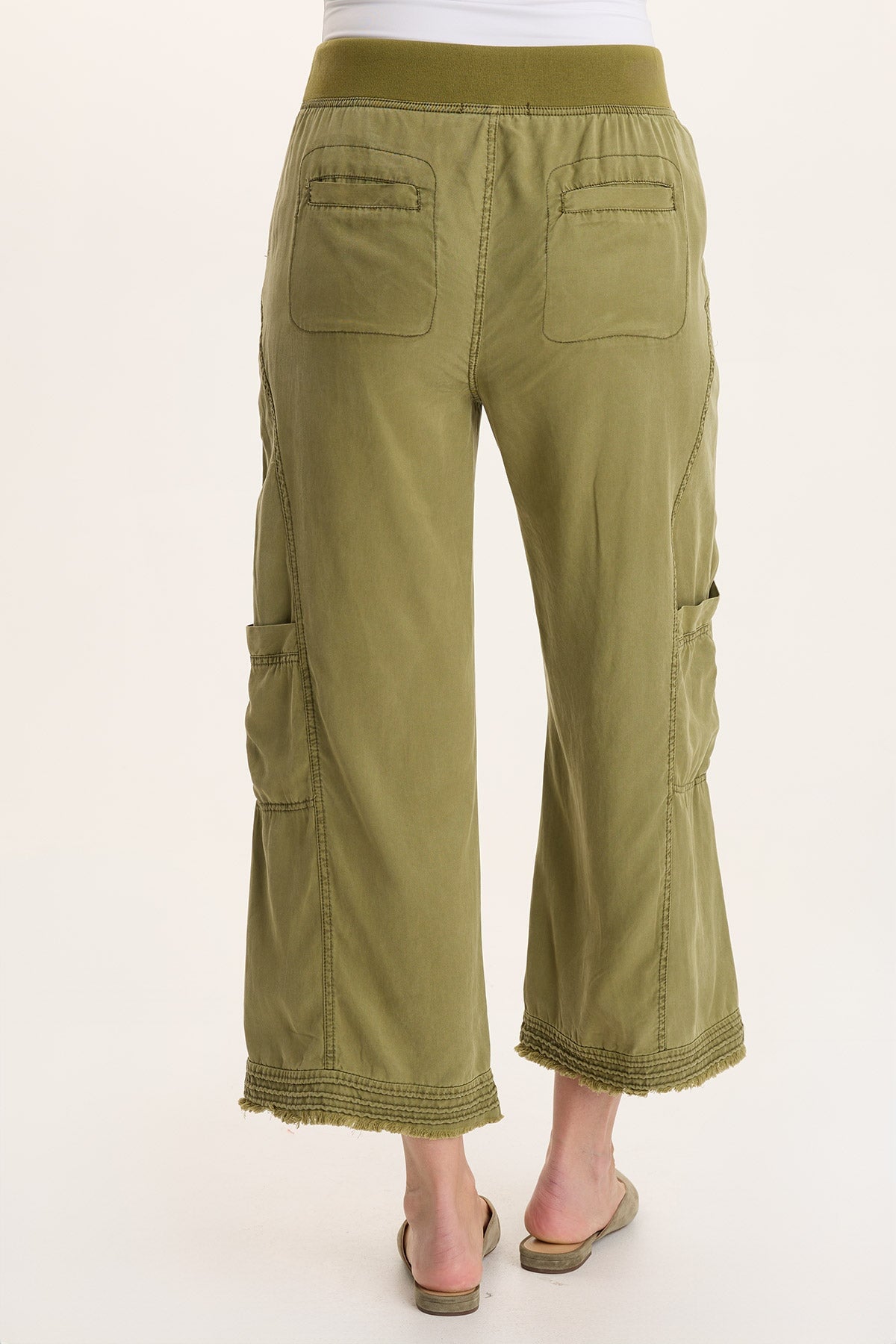XCVI Tullio Twill Cargo Gaucho Pant