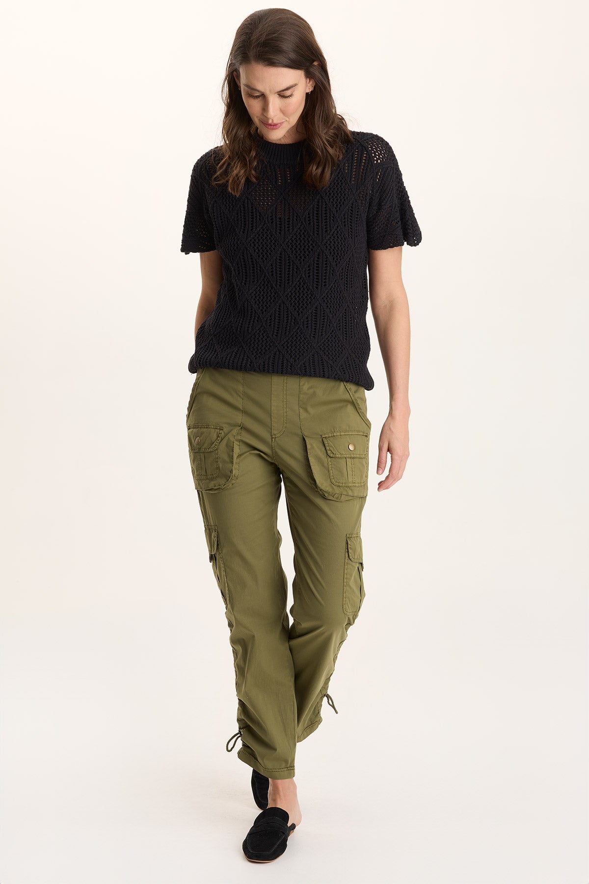 XCVI Keon Cinchable Slim Leg Cargo Pant