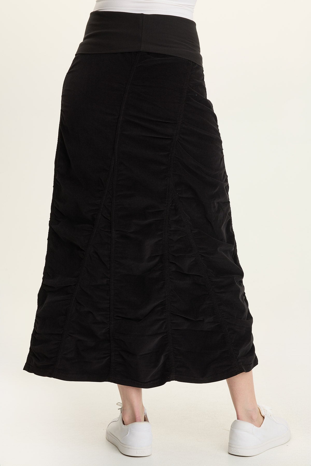 Wearables Cord Shirred Peasant Skirt 