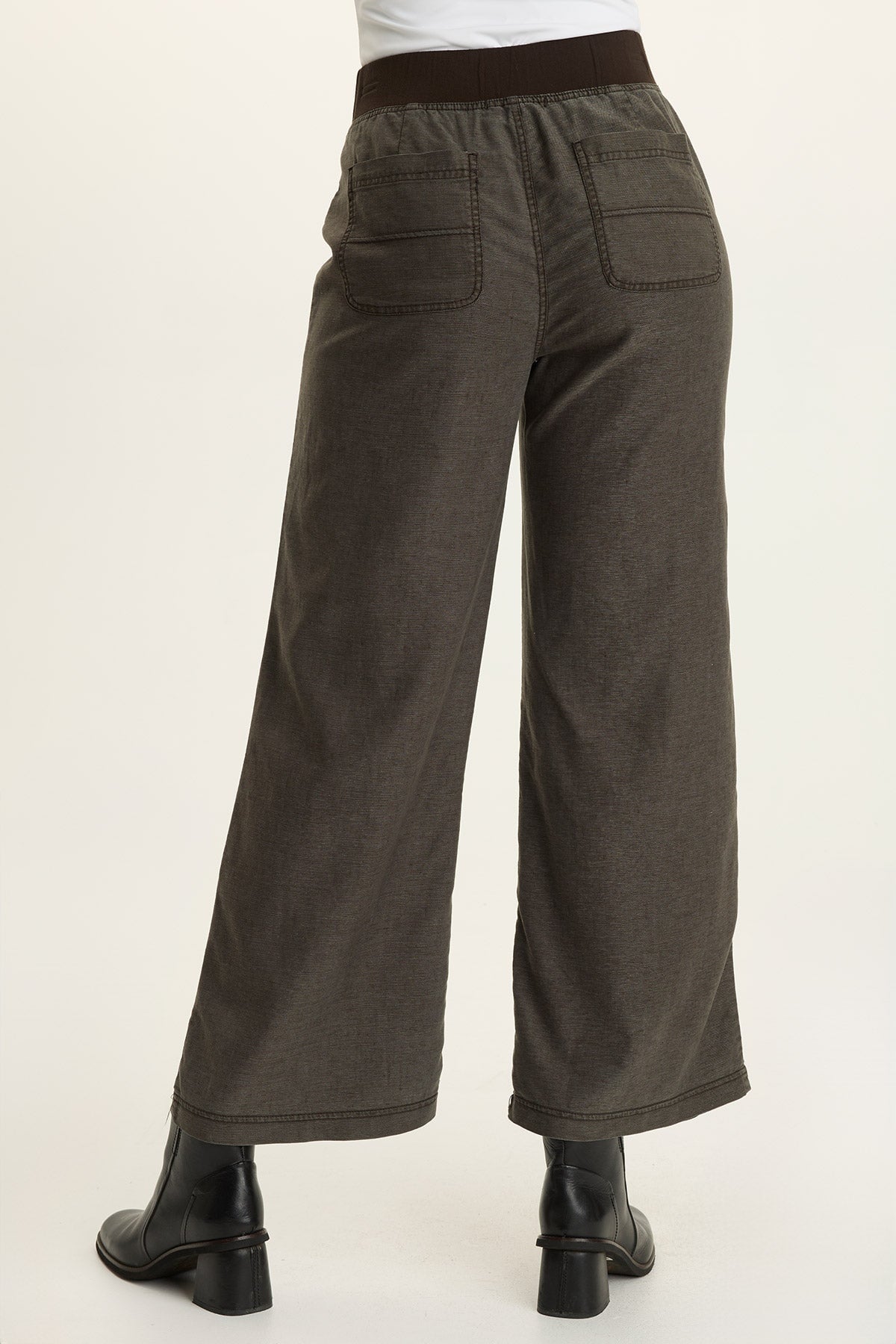 Wearables Riven Twill Wide Leg Pull-On Pant 