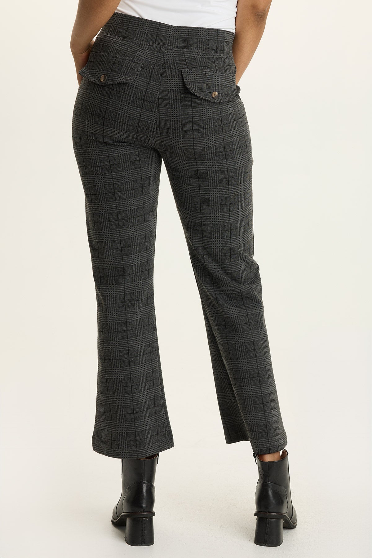 Wearables Limus Plaid Pull-On Flare Pant 