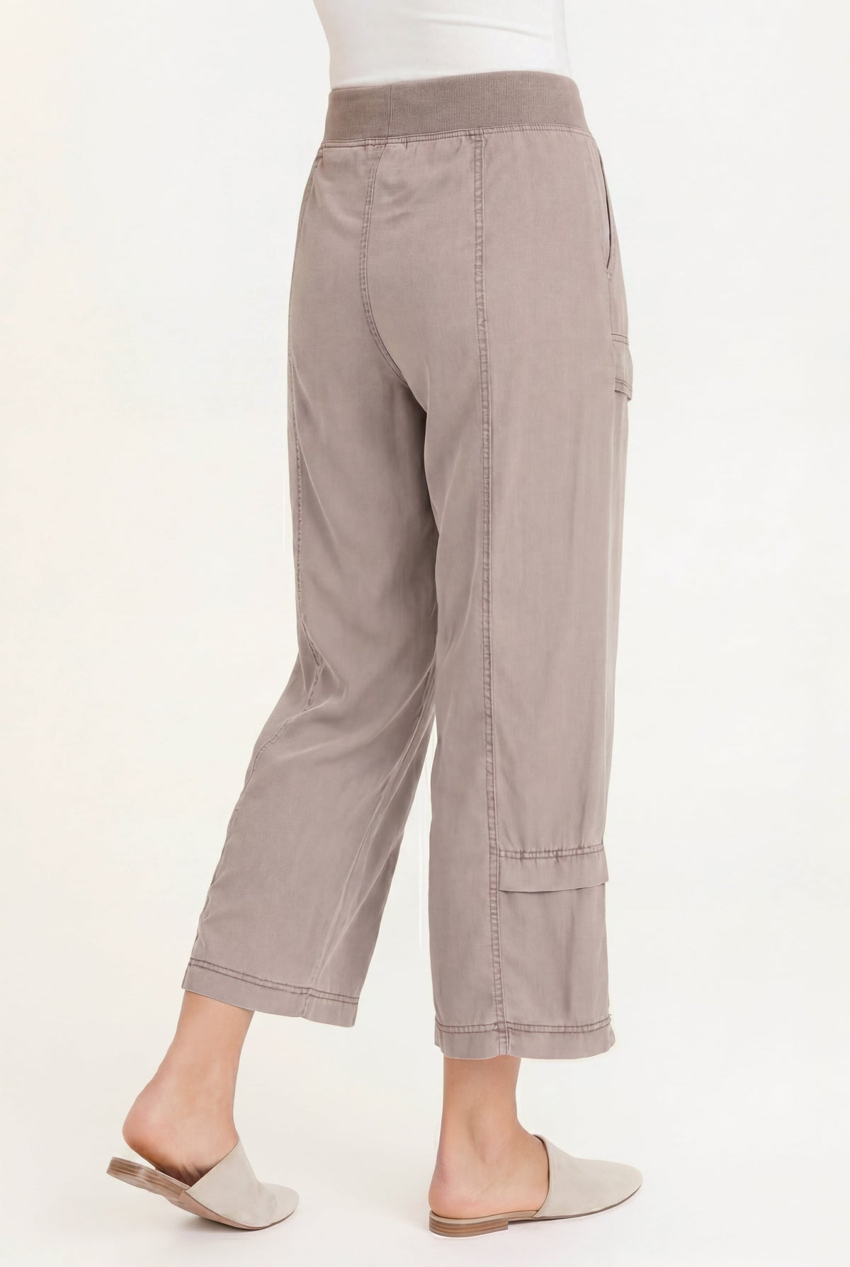 XCVI Mallis Pull-On Twill Gaucho Pant 