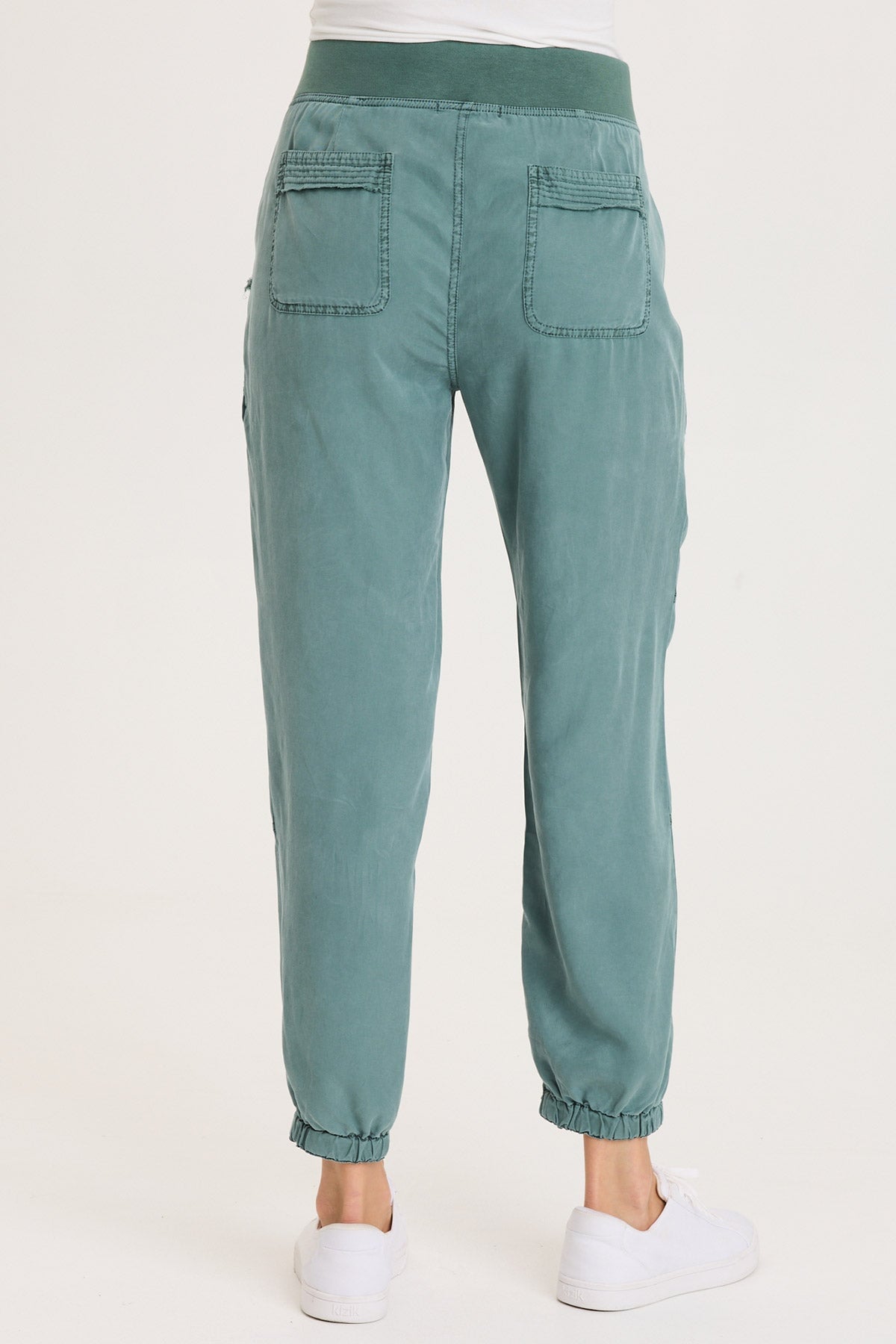 XCVI Chattaway Twill Banded 'Jogger' Pant 