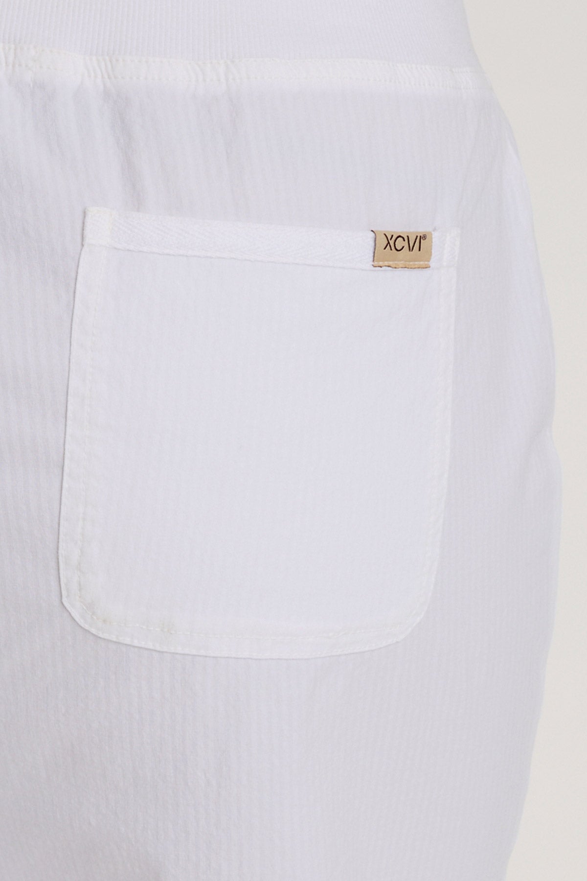 XCVI Darrow Flared Leg Pant with Zipper Pockets and Drawstring Waist