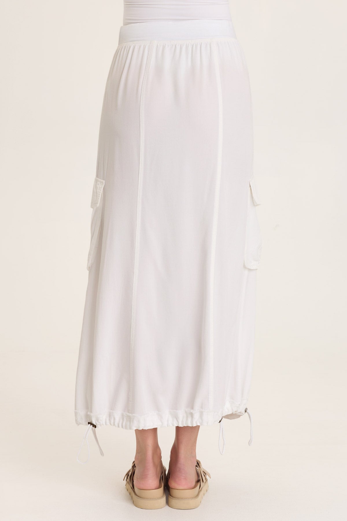 Wearables Ingram Cinchable Cargo Twill Skirt 