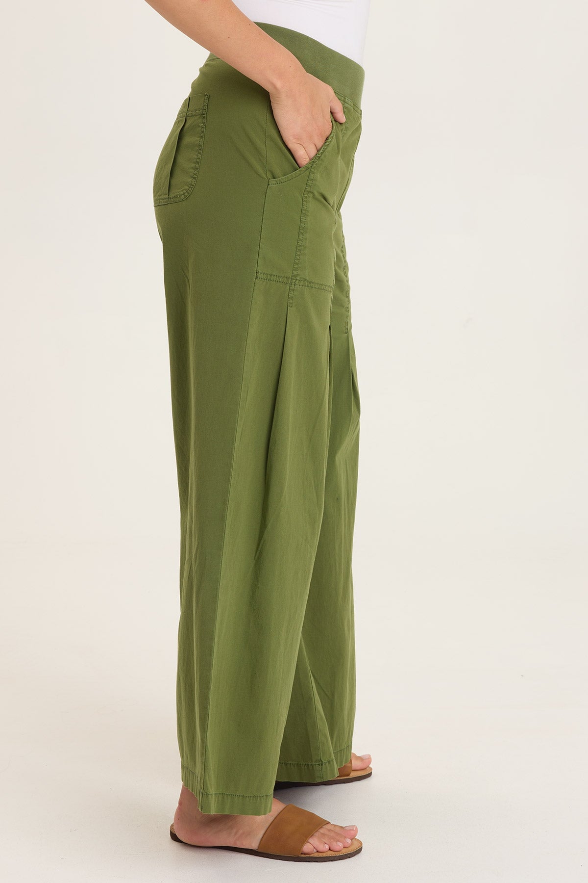Wearables Kyler Dart Front and Back Pockets Wide Leg Pant