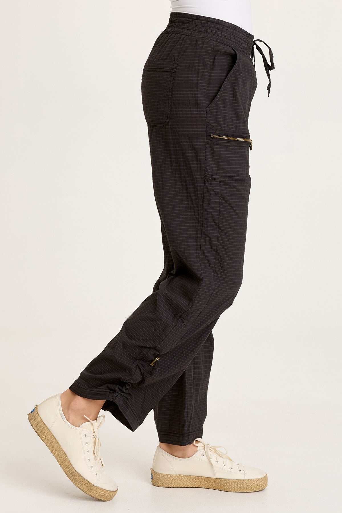 XCVI Trotter Textured Side Cinch Pull-On Pant