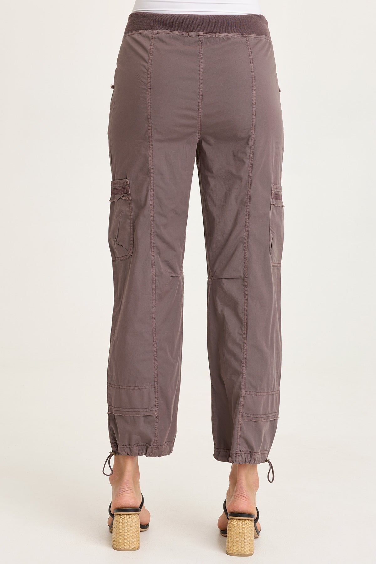 XCVI Jannik Poplin Cinch Hem Cargo Pant 