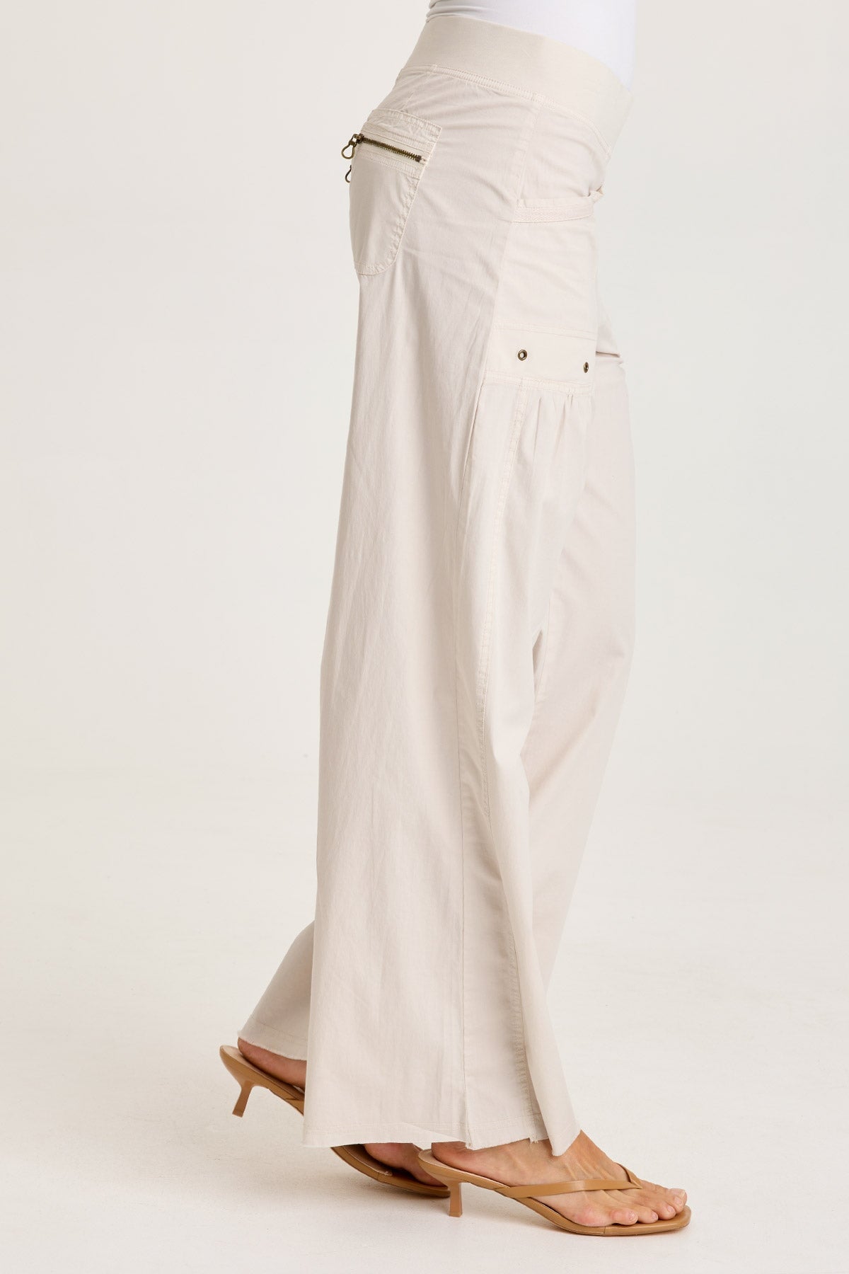 XCVI Brently Poplin Wide Leg Pant 