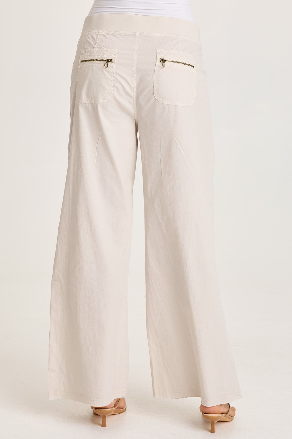 XCVI Brently Poplin Wide Leg Pant 