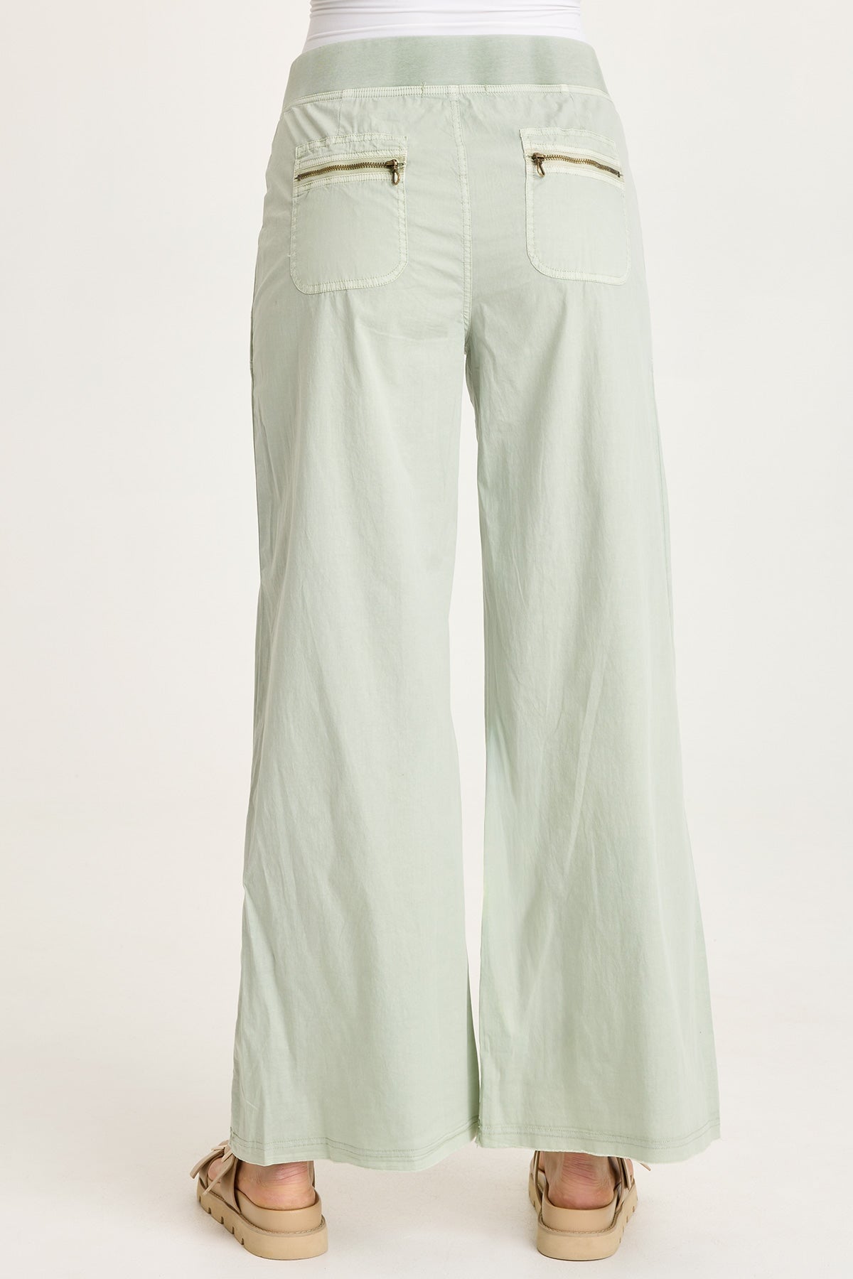 XCVI Brently Poplin Wide Leg Pant 