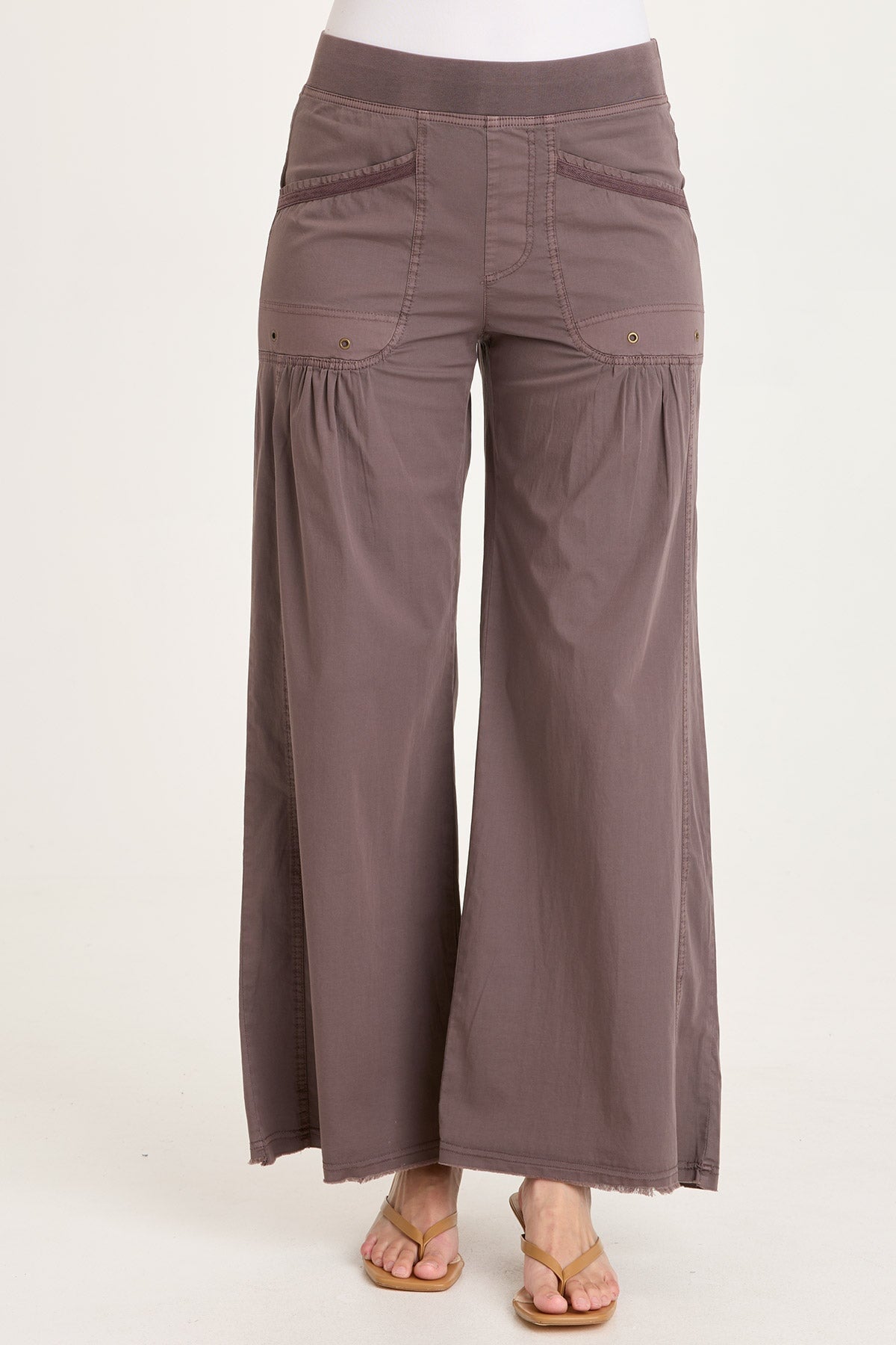 XCVI Brently Poplin Wide Leg Pant 