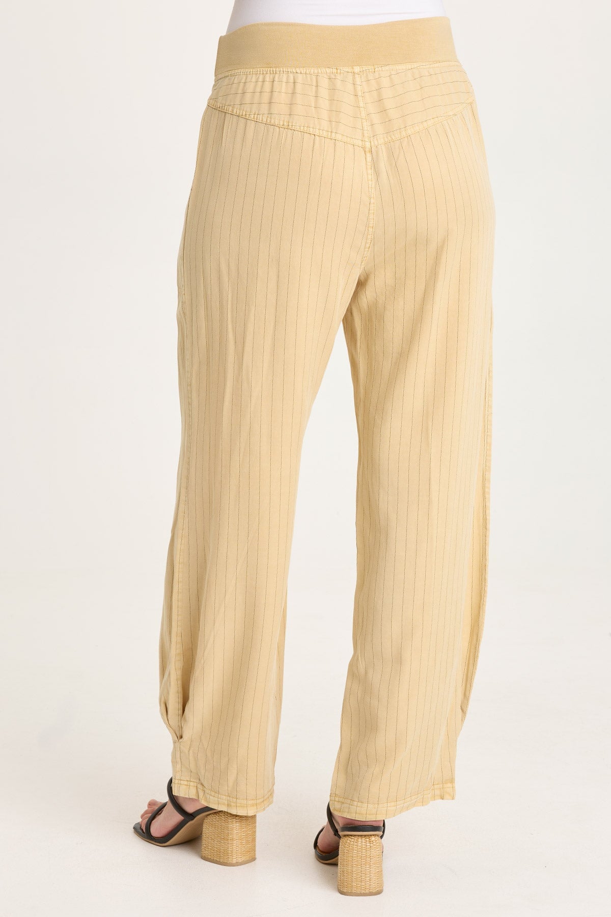XCVI Carell Pinstripe Pleated Leg Pant 
