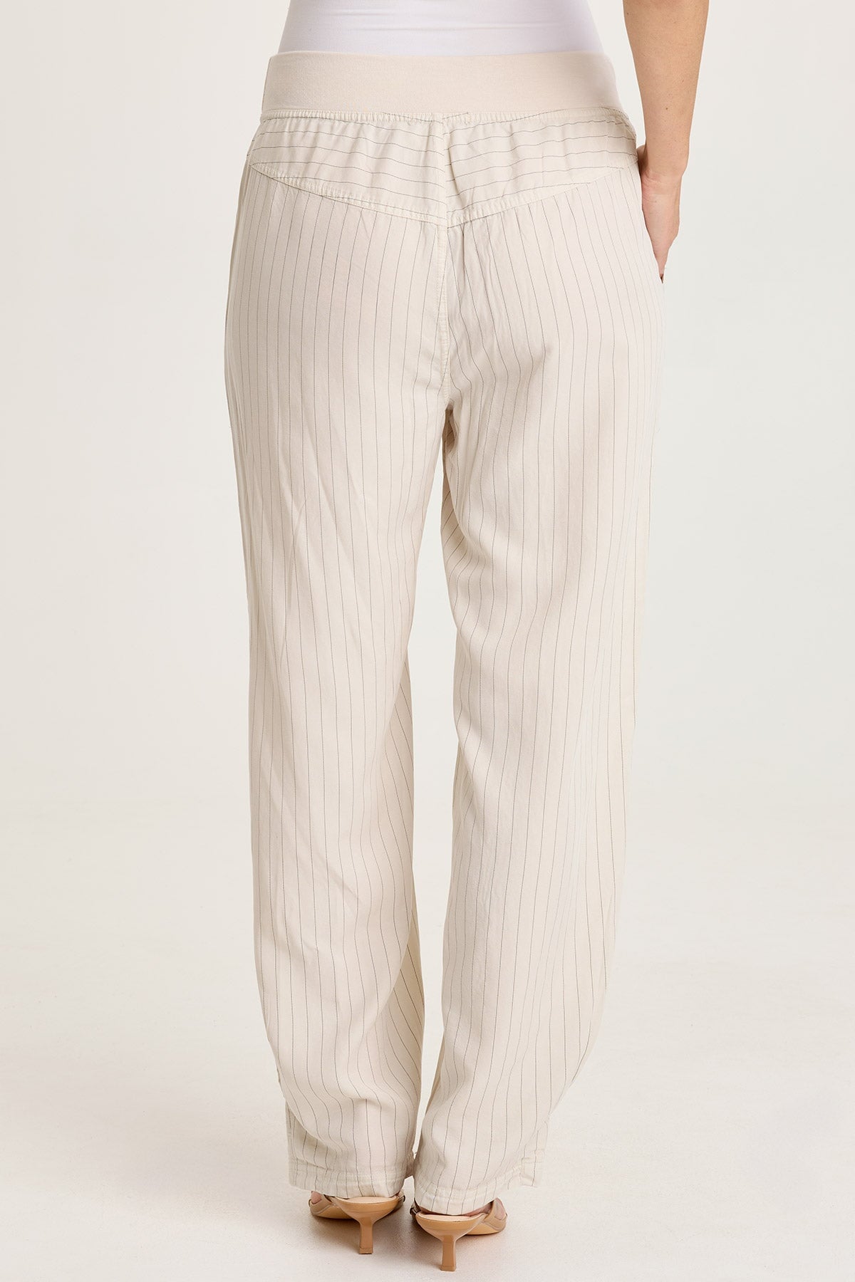 XCVI Carell Pinstripe Pleated Leg Pant 