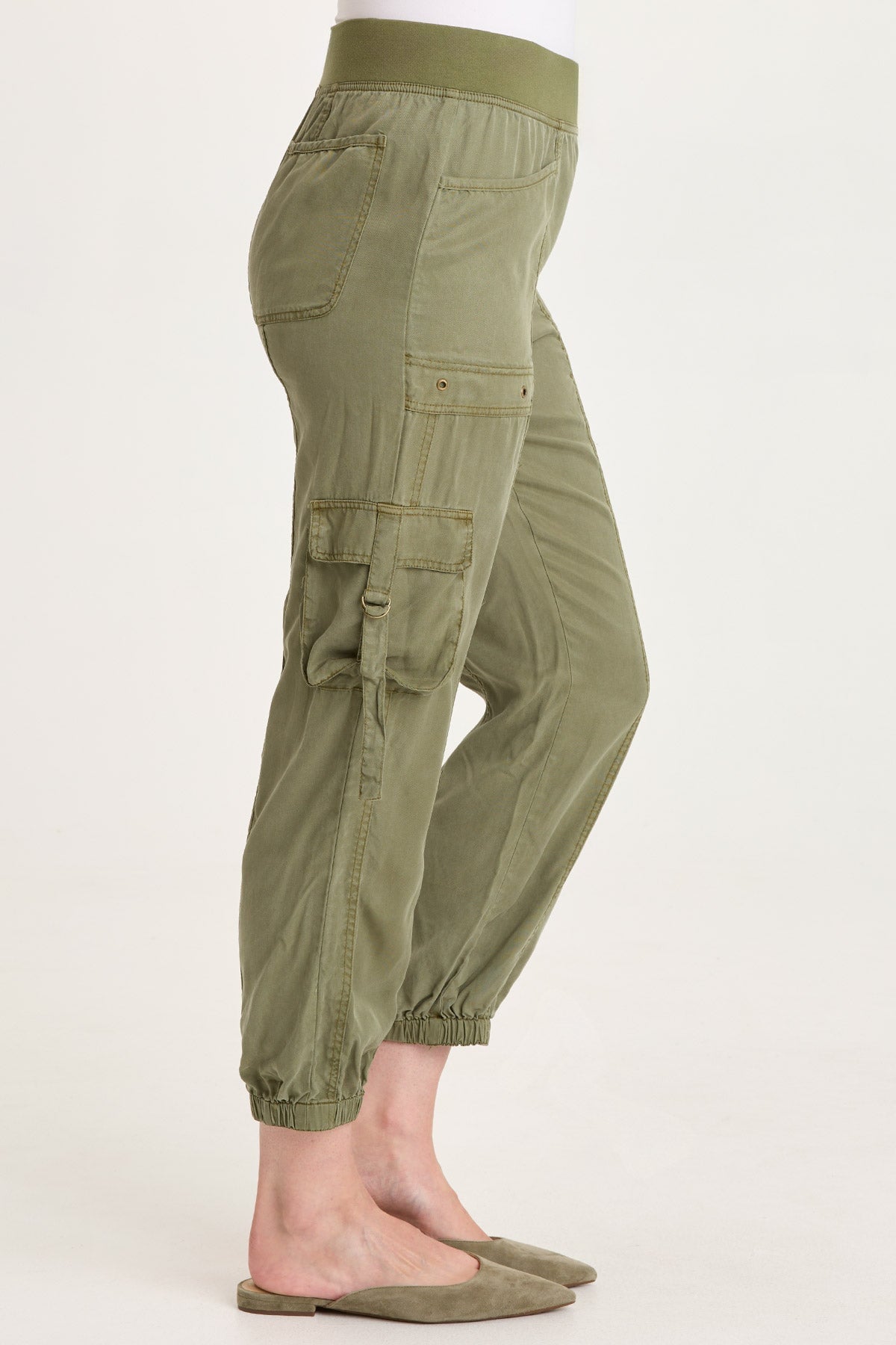 XCVI Olexa Twill Banded Cargo Pant 