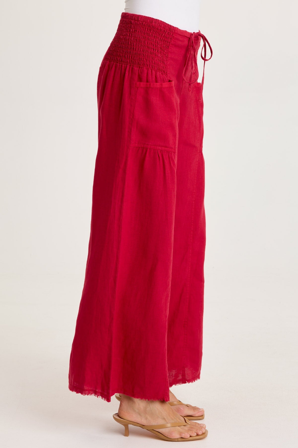 XCVI Coleson Linen Wide Leg Pant 