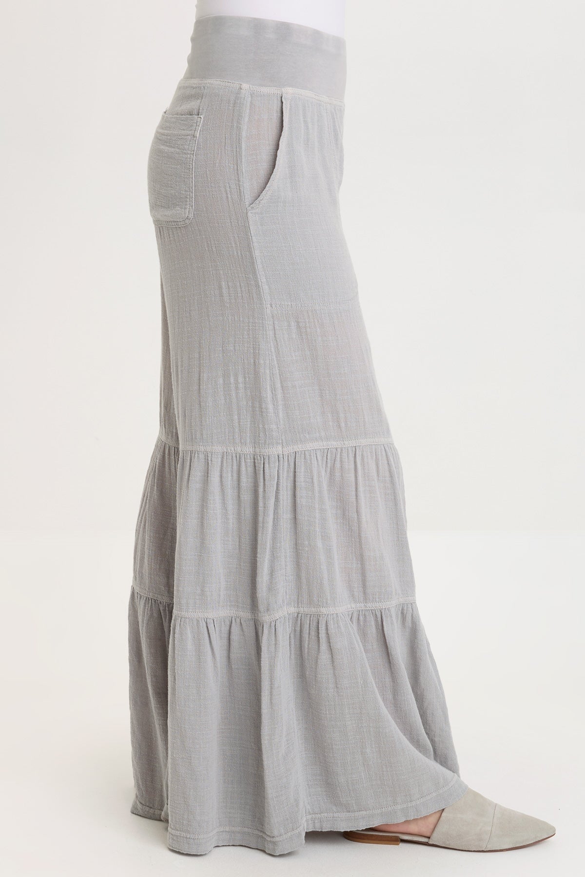 Wearables Lando Gauze Tiered-Bottom Pant 