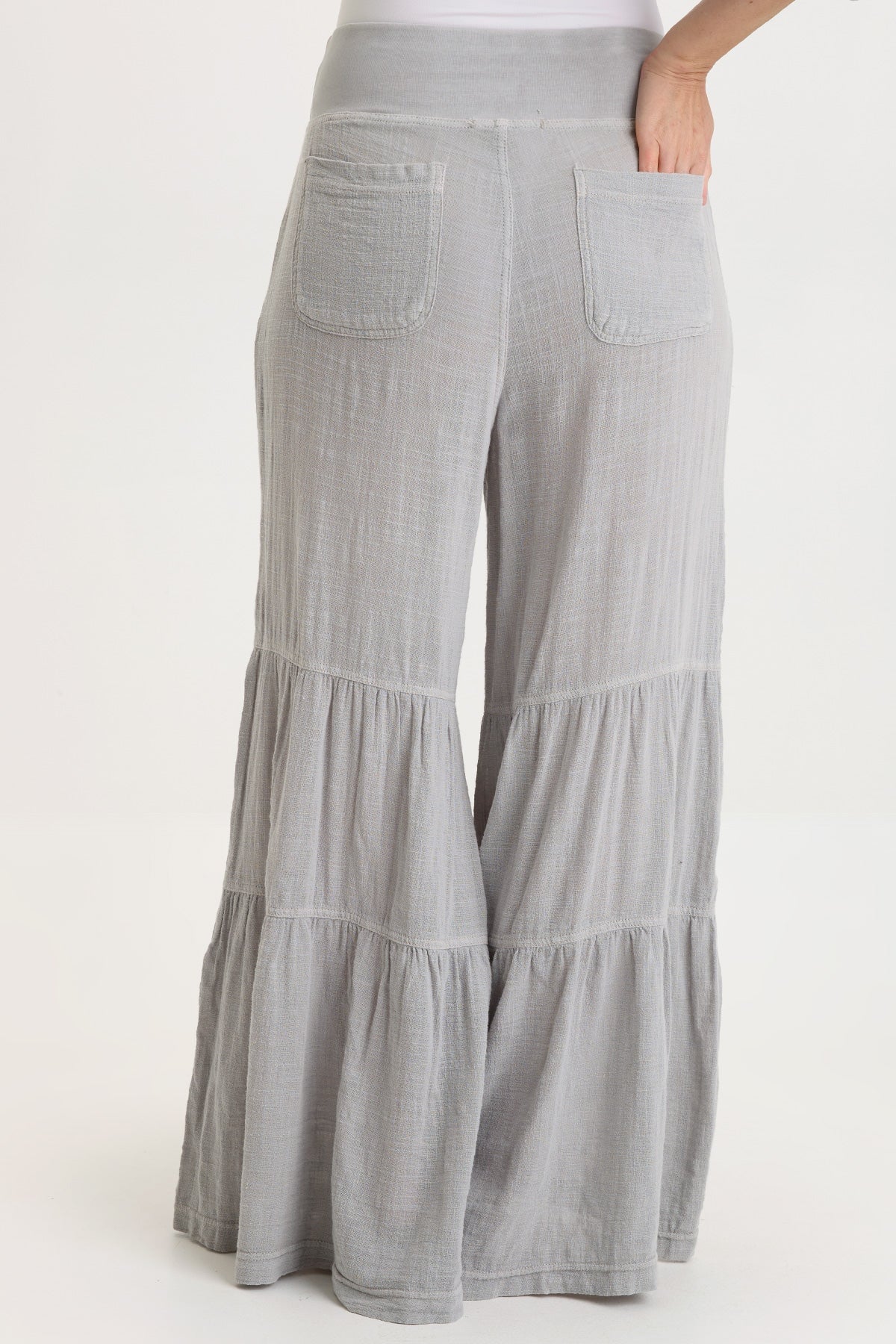 Wearables Lando Gauze Tiered-Bottom Pant 
