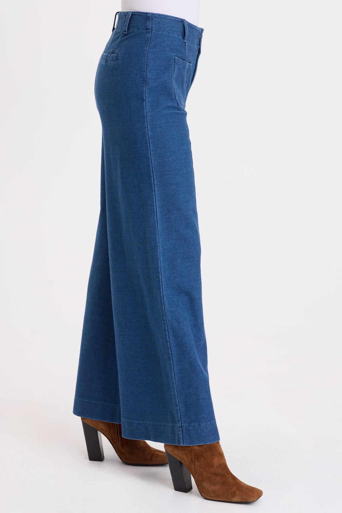 Miller Indigo Twill Wide Leg Trouser