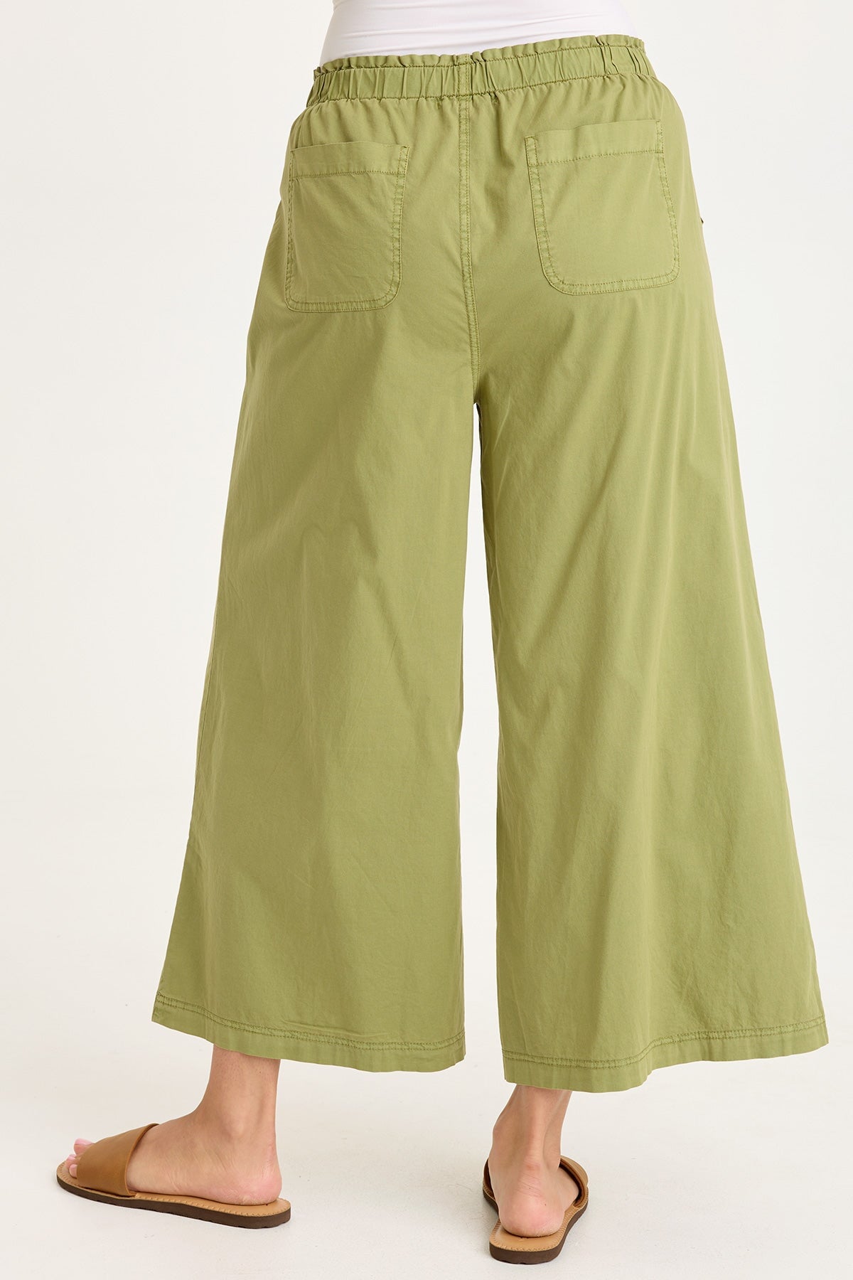 Wearables Gottfried Poplin Gaucho Crop 