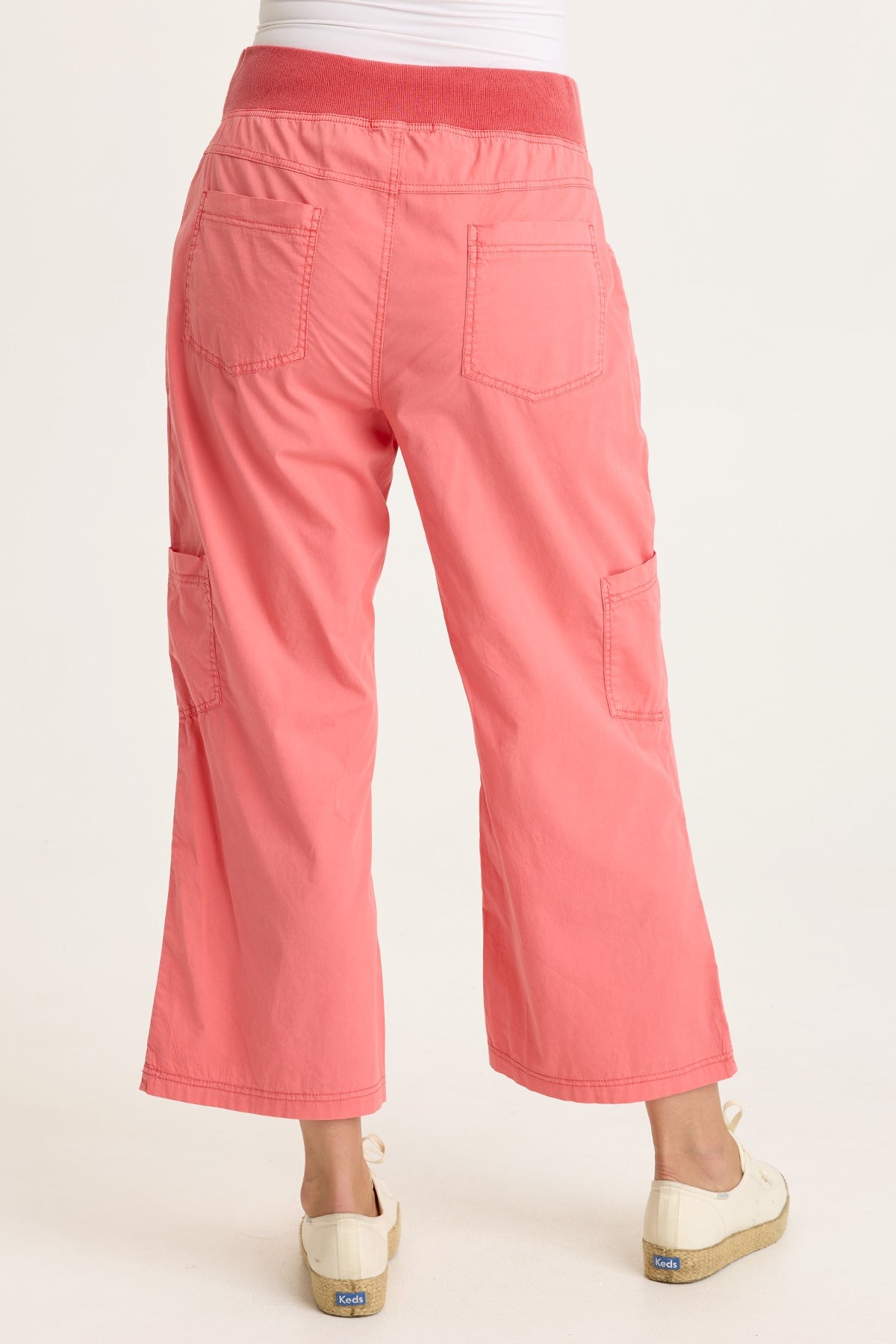 Wearables Leopold Poplin Darted Knee Cargo Crop 