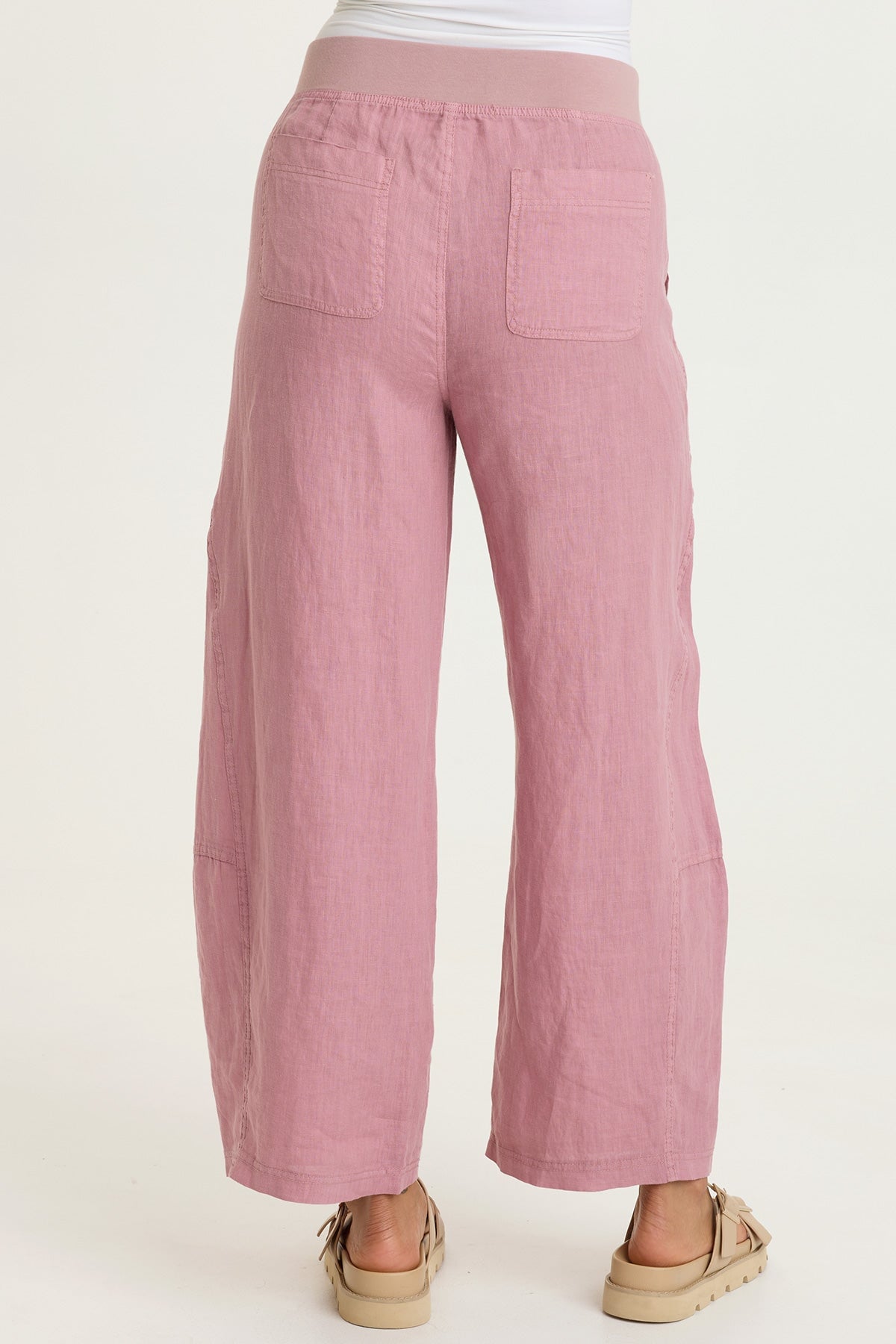 XCVI Nao Linen Barrel Crop 