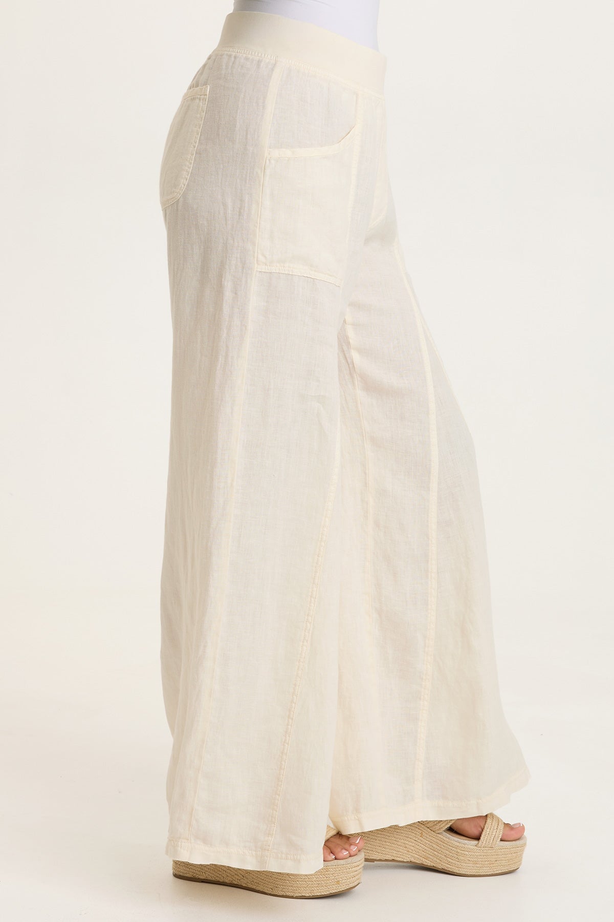 XCVI Elaine Linen Wide Leg Pant 