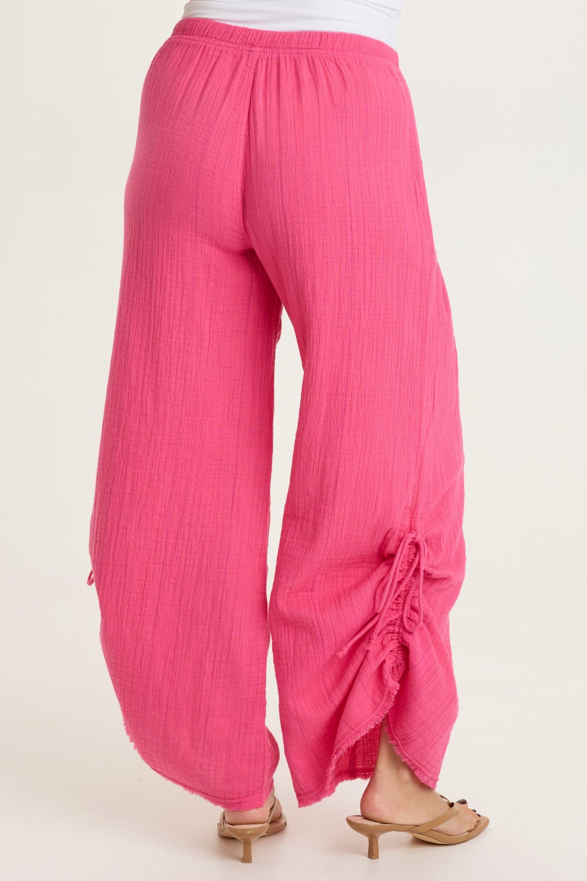 XCVI Muriel Stripe Gauze Wide-Leg Pant 