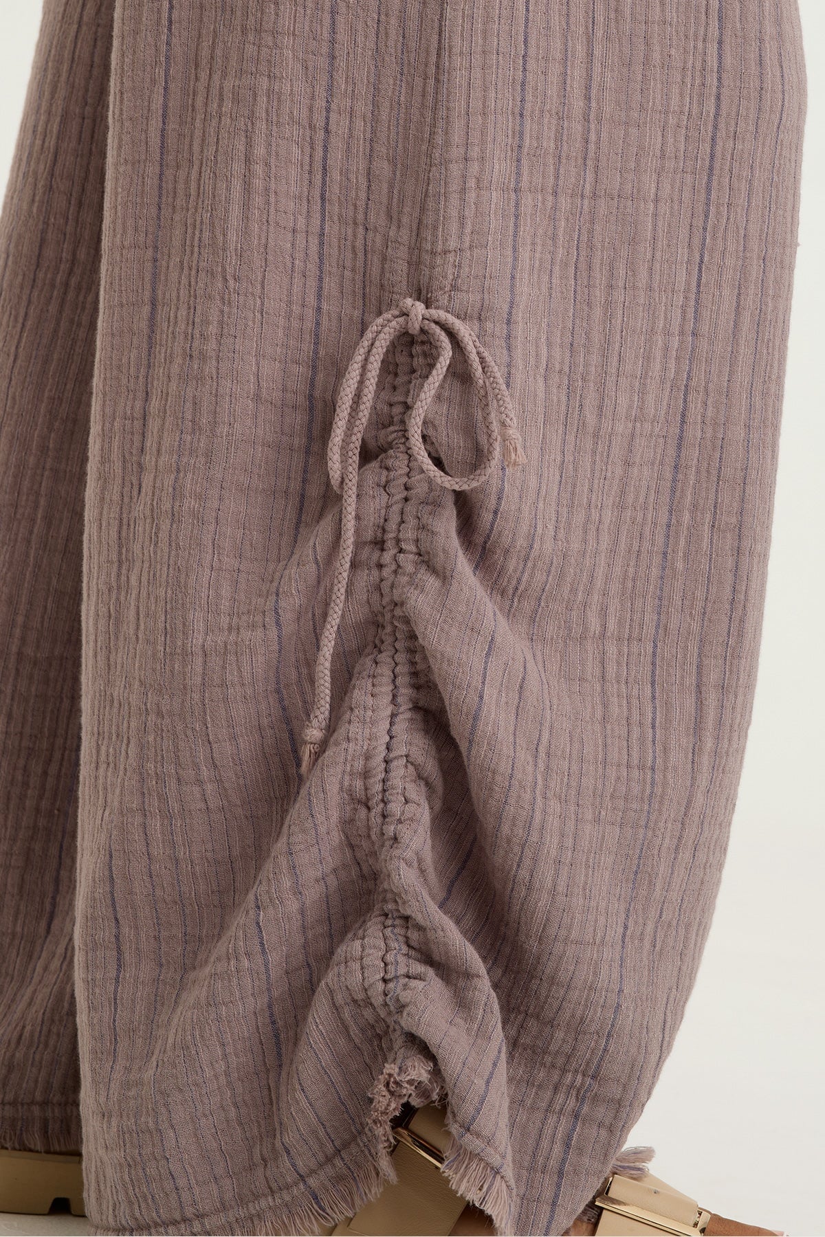 XCVI Muriel Stripe Gauze Wide-Leg Pant 