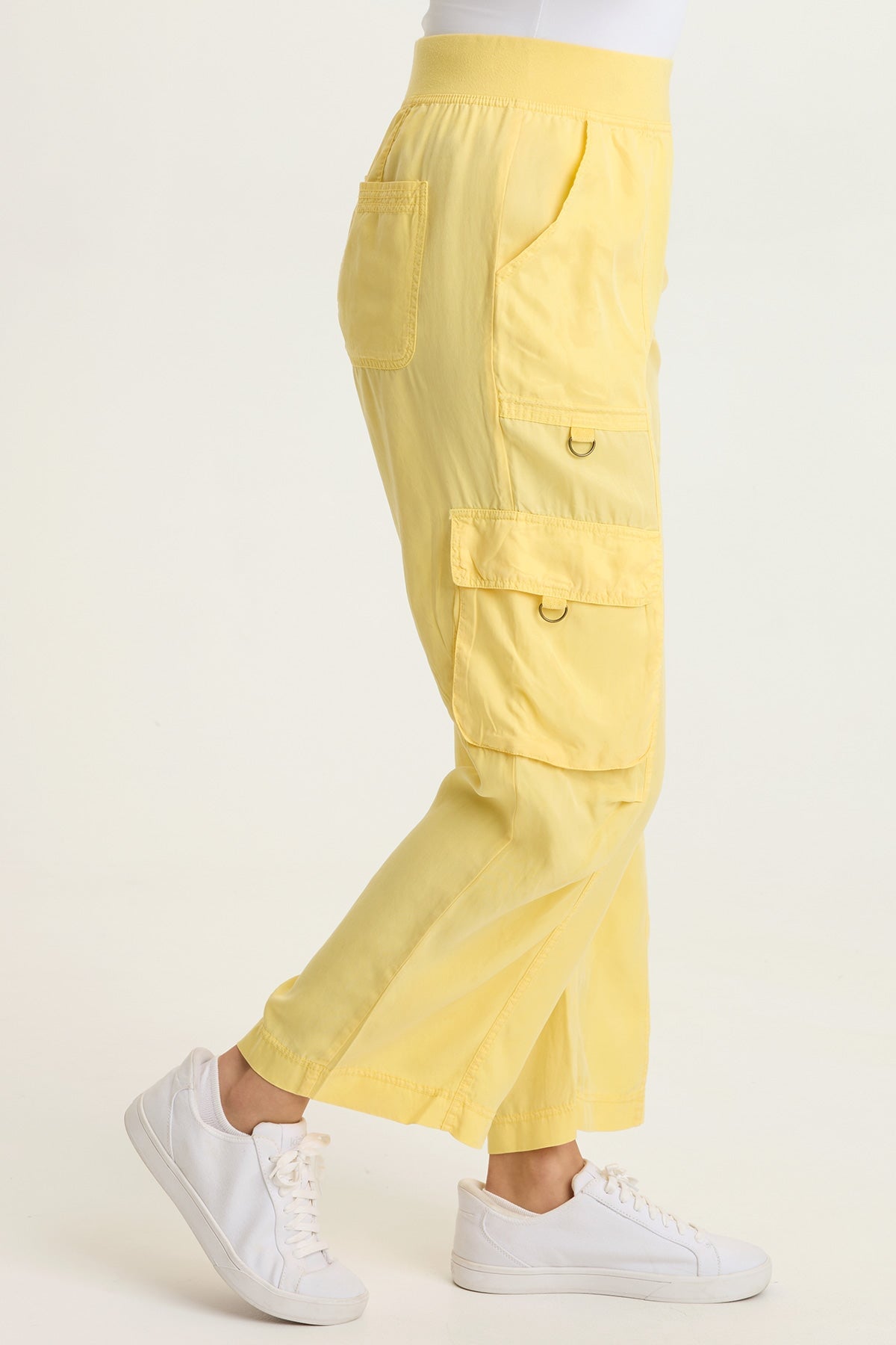 XCVI Radnor Twill Cargo Crop 