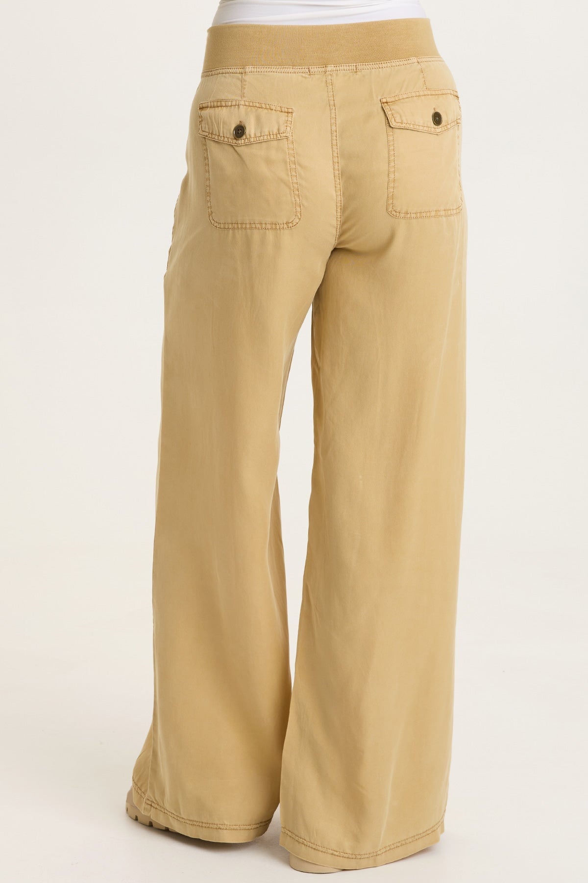 XCVI Dacia Twill Pleated Wide Leg Pant 
