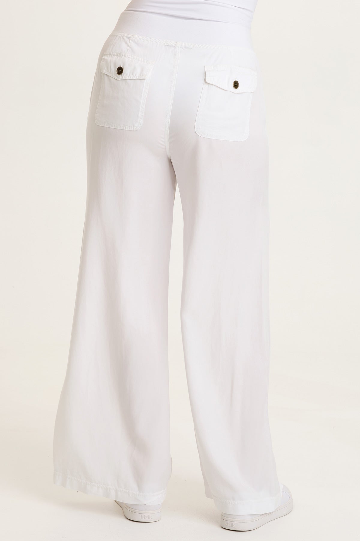 XCVI Dacia Twill Pleated Wide Leg Pant 