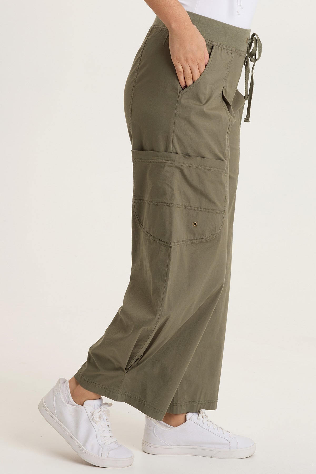 XCVI Pender Poplin Barrel Pant 