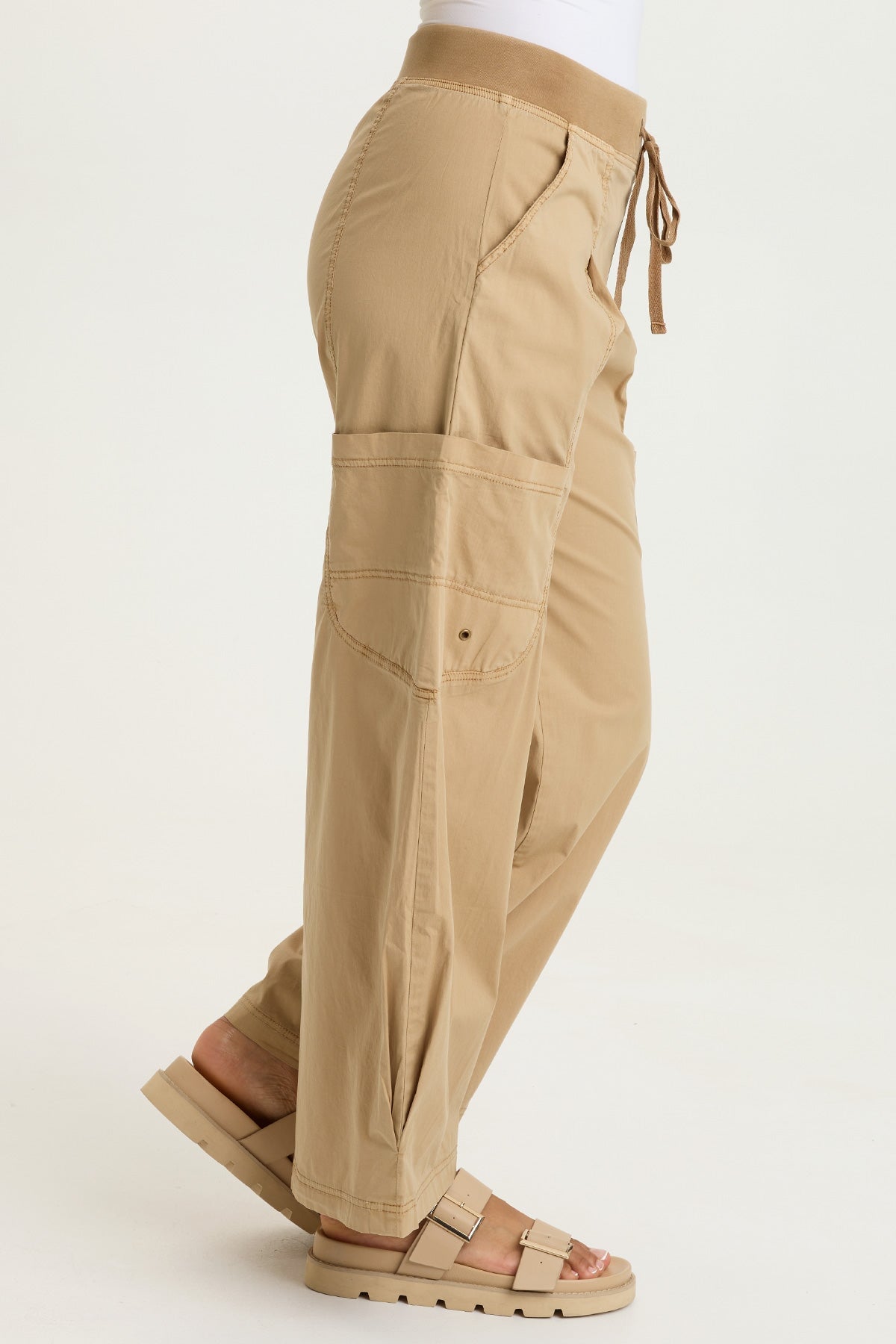 Pender Poplin Pull-On Barrel Pant