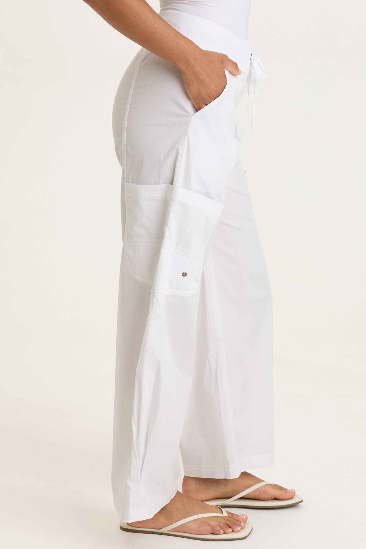 XCVI Pender Poplin Barrel Pant 