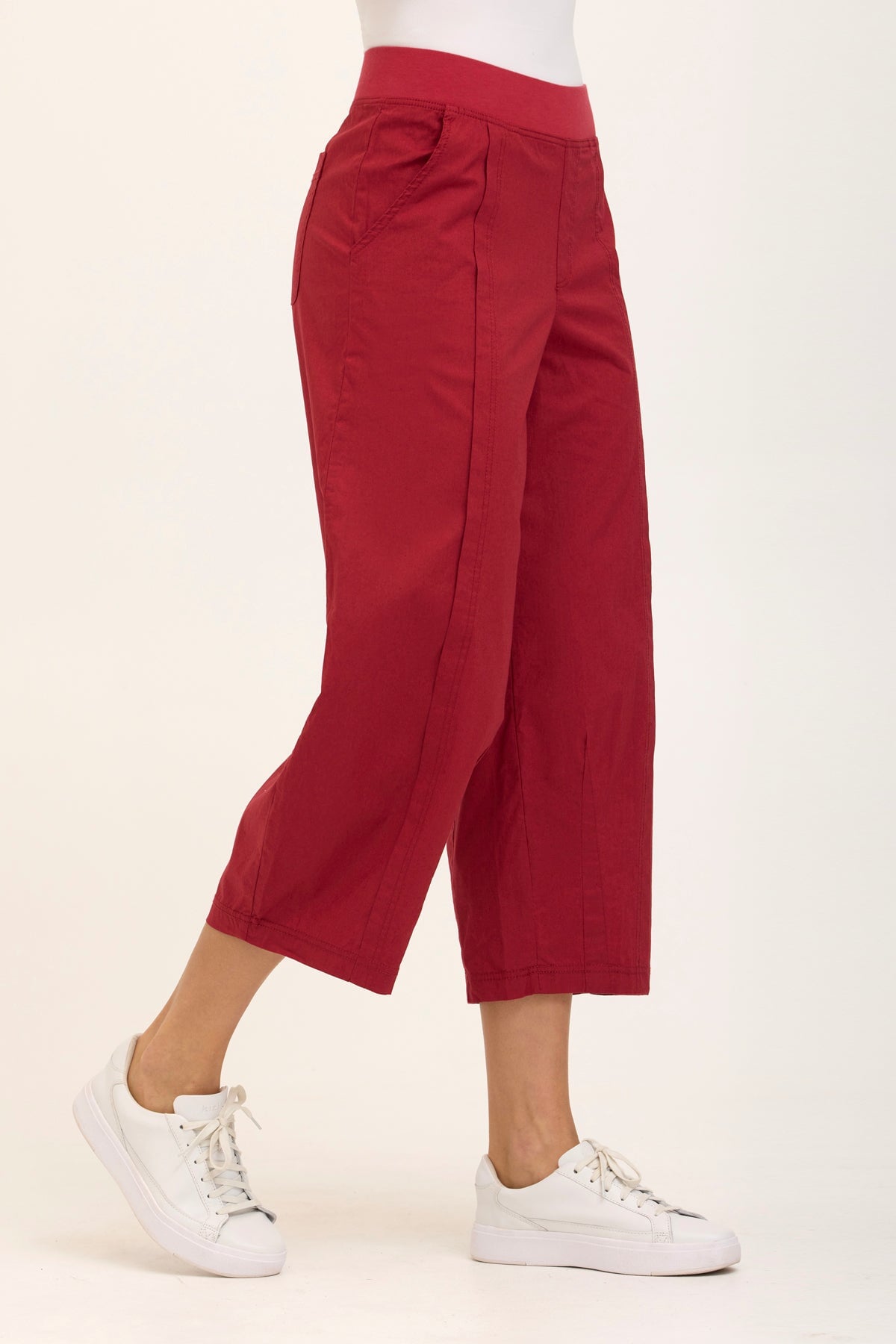 Core by XCVI Benson Poplin Barrel Crop 
